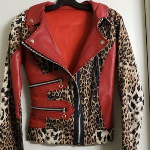 Toxic Vision Jackets & Coats - Rare Toxic Vision Motorhead Leopard Jacket Retro Toxic Vision Jackets & Coats - Rare Toxic Vision Motorhead Leopard Jacket Retro